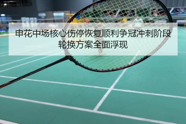 申花中场核心伤停恢复顺利争冠冲刺阶段轮换方案全面浮现